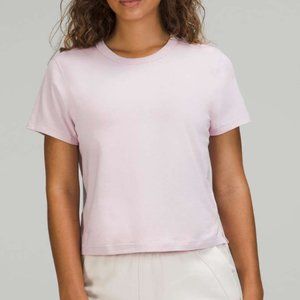 lululemon Classic-Fit Cotton Blend Tshirt in Pink Peony